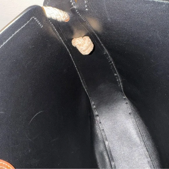 PRADA Leather Brown Shoulder Handbag with Braided Strap - Picture 12 of 16